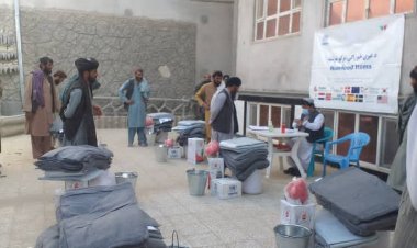 دهلمند ولايت مرکز لښکرګاه کې د ۲۵۰ اړمنو کورنيو سره مرسته وشوه