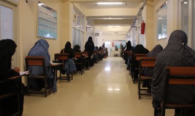 هلمند کي بست خصوصي پوهنتون له ۱۶۵ تنه زده کوونکو څخه د کانکور ازموینه واخیستل.