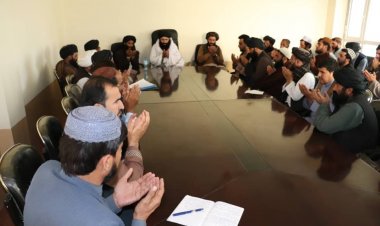 د هلمندولایت د کلیو د  بیارغوني او پراختیا سرپرست ریس معرفت غونډه  ترسره سوه.