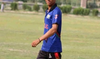 خېبر ولي به د کرکټ نړیوالو جامونو کې د افغانستان لپاره ولوبېږي.