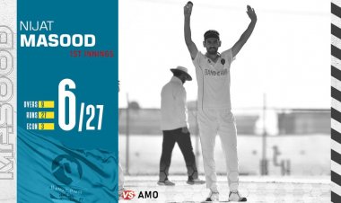 نجات مسود د څلورم ځل لپاره د فرسټ کلاس لوبو په یوې پاڼۍ کې ۵ ویکټې ترلاسه کړې د بندامیر لوبډلې چټک توپ اچوونکي نجات مسعود د امو زون پر وړاندې د روانو فرسټ کلاس سیایو پایلوبه کې ۶ ویکټې ترلاسه کړې.