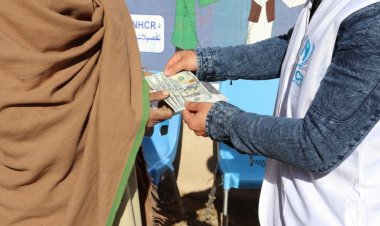 په لښکرګاه کې د ۳۵۰ درې سوه پنځوس اړمنو کورنیو سره نغدي مرسته وسوه