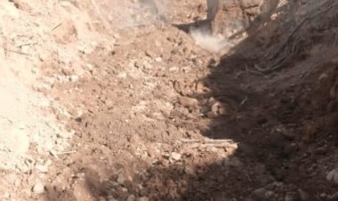 د سنګین ولسوالۍ عمومي ویاله چي تیرو جګړو کې تخریب سوي وه د بیارغوني کار يې پیل او ادامه لري