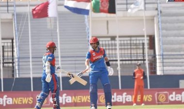 د افغانستان د کرکټ ملي لوبډلې ندرلینډ ته ماته ورکړه