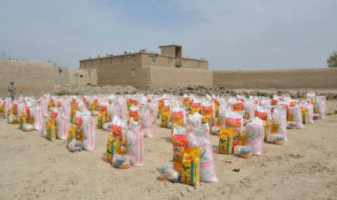 په غزنی ولایت کې د٧٠ بیوزلو کورنیو سره مرسته وسوه !