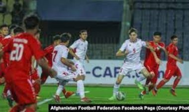 د افغانستان فوټبال لوبډلې تاجکستان ته لوبه وبایلله