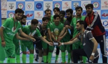 کندهار کې د فوټسال کپ سیالۍ؛ نورزاد لوبډلې اتلولي وګټله.