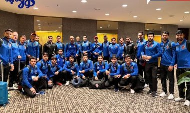 افغان کرکټ ملي لوبډله د اسټرالیا له پېرت ښار څخه مېلبرن ته رسېدلی.