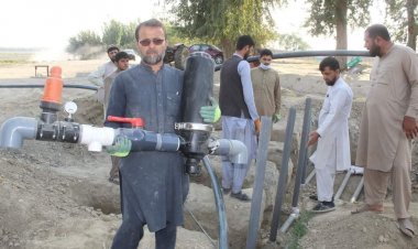 ننګرهار کې په لومړي ځل کرنې مکانیزه کولو په موخه د څاڅکو سیستم جوړ سو.