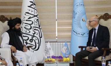 د لوړو زده‌کړو وزارت سرپرست مولوي نداء محمد ندیم د ترکیې سفیر جهاد ارګینای سره لېدلي.