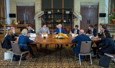 د امریکا ولسمشر جو بایډن د جي - ۲۰ او ناتو مشرانو سره کتلي.