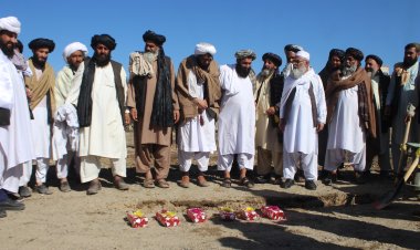 هلمند ولایت کې د یو باب  ورزشي جمنازیوم د جوړیدو د بنسټ ډبره کیښودل سول.