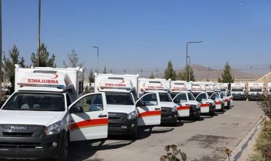 د عامې روغتیا وزارت ته ۱۲۵ عرادې امبولانسونه وسپارل سول.