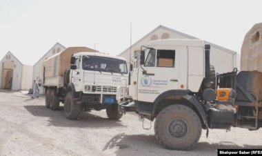 ‏ملګرو ملتونو د ژمي لپاره لسګونه زره ټنه خوراکي توکي، درمل او طبي وسایل د افغانستان بېلابېلو ولسوالیو ته وړي دي.