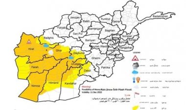 سبا يکشنبه د افغانستان په لسو ولايتونو کې د ورښت، واورې او سېلابونو را وتلو اټکل