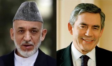 ‏پخواني ولسمشر حامد کرزي د انګلستان  د نړیوالو زده کړو لپاره د ملګرو ملتونو له ځانګړي استازي ګورډن براون سره د ویډیو کنفرانس له لارې خبرې کړې دي.