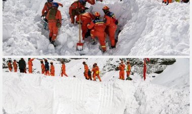 د چین په جنوب لویدیځ کې د تبت په نینګچي ښار کې د واورې ښویدنې له امله لږ تر لږه ۲۸ کسان مړه سوي دي.