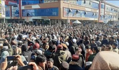 د خوست اوسېدونکو په سوېډن او نیدرلنډ هېوادونو کې د قرآنکریم د سوځول کېدو او ورته د بې حرمتي په ضد لاریون ترسره کړ.