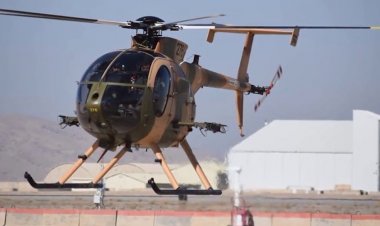 دفاع وزارت وايي، په کندهار کې یوه MD-530 ډوله چورلکه رغولې