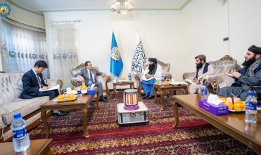 د کورنیو چارو وزارت سرپرست سراج الدین حقاني، په کابل کې د جاپان له سفیر سره ناسته کړې