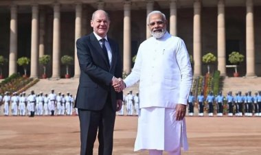 ‏د آلمان صدراعظم اولاف شولز د یو رسمي سفر په ترڅ کې هند ته رسیدلی.