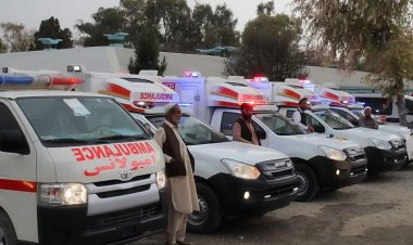 ‏د ازبکستان او پاملرنې موسسې له لوري د ۷ امبولانسونو مرسته وسوه