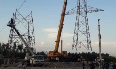 د نغلو-جلال آباد عمومي وارداتي لين د 097 نمبر ټاور د بستهکارۍ دوه برخې کار ترسره سوی او درېيمه او وروستۍ برخه کار  عملاً جريان لري