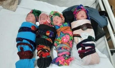 په فارياب کې يوې مېرمنې ۴ ماشومان زيږولي