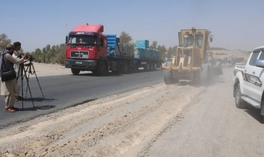 هلمند کي د ۲۴ کیلومتره سړک د رغوني چاري پیل سوې.