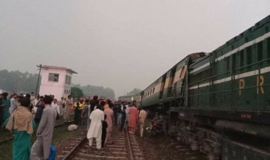 په پاکستان کې د ماري انډس څخه لاهور ته د تلونکي اورګاډي د ټکر له امله ګڼ کسان ژوبل سوي.