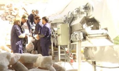 په کابل کي یوه د مالګي کارخانه جوړه او په کار یي پیل وکړ